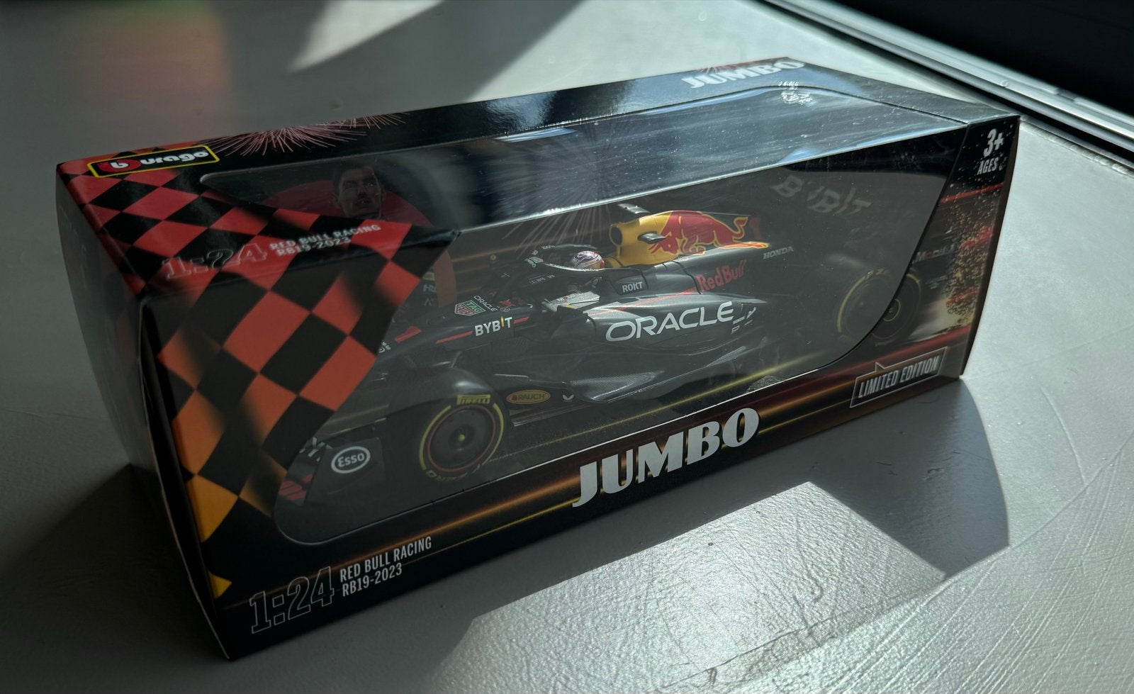 Max Verstappen Red Bull Racing RB19-2023 1:24 modelauto, Ophalen of Verzenden, Nieuw, Auto