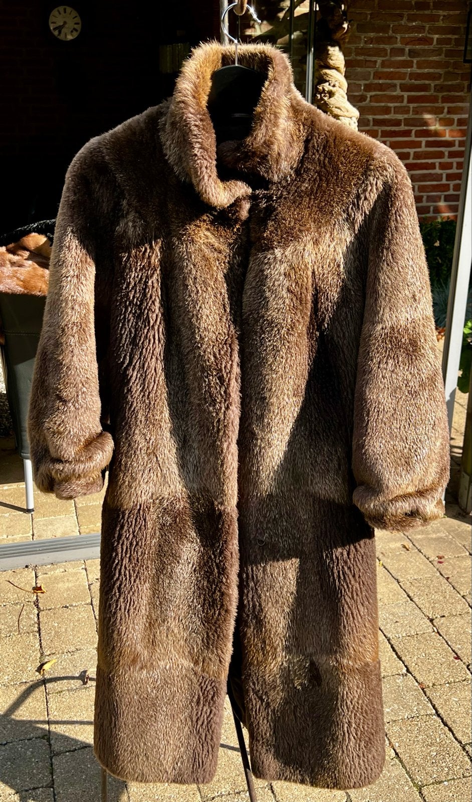 Luxe Vintage Bontjas - Bruin -, Kleding | Dames, Verzenden, Gedragen, Maat 46/48 (XL) of groter, Bruin