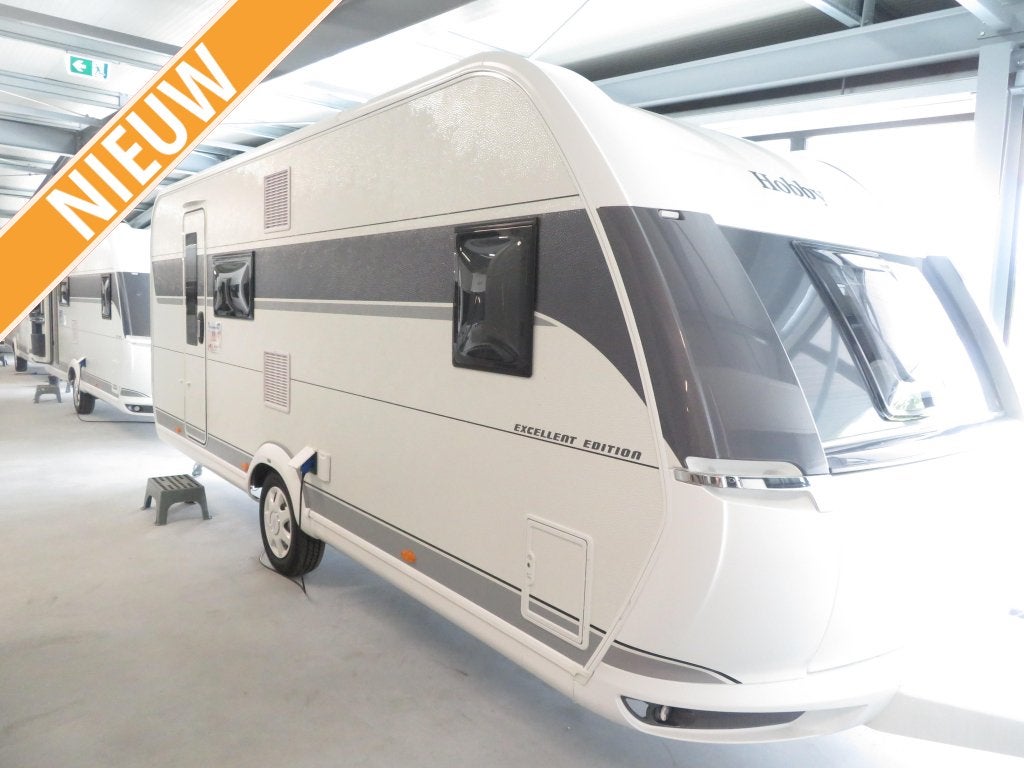 Hobby De Luxe 560 KMFE +gratis Mover, Schokbreker, Standaardzit, 6 tot 7 meter, Tot en met 6