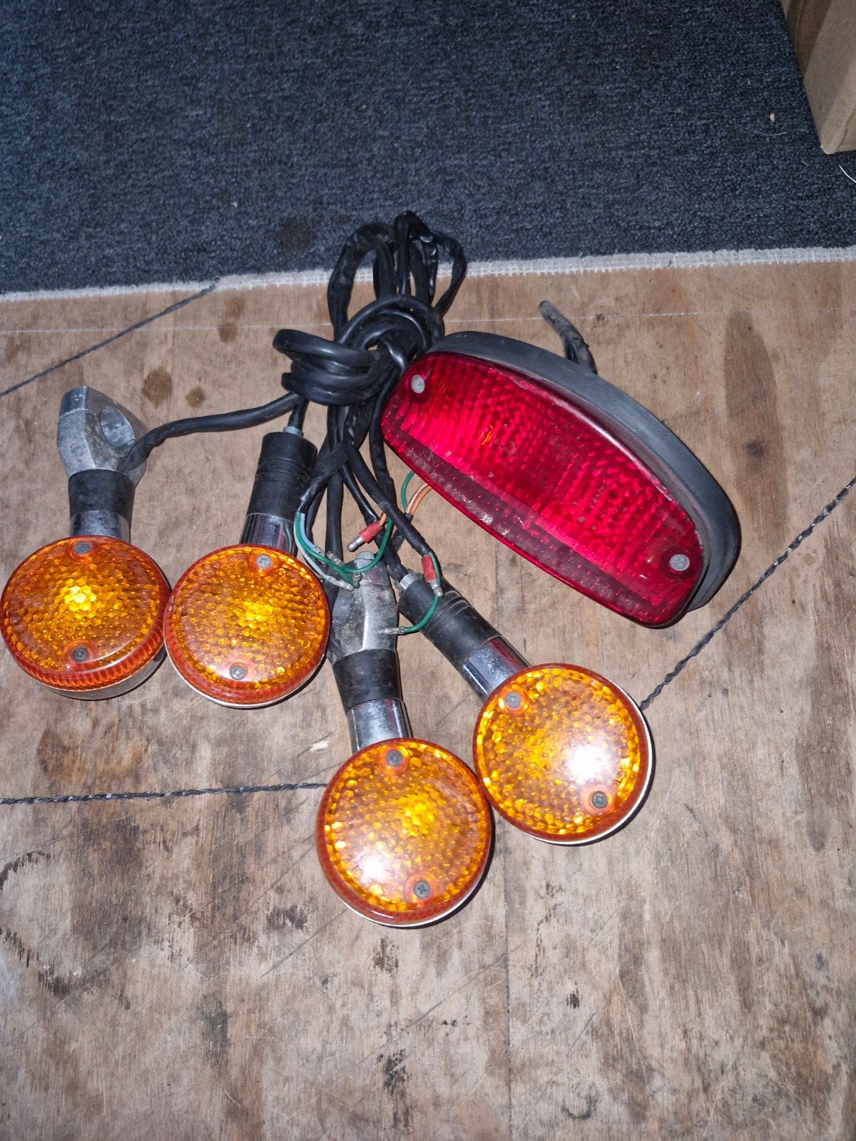 Set knipperlichten achterlicht honda vt 1100, Ophalen of Verzenden