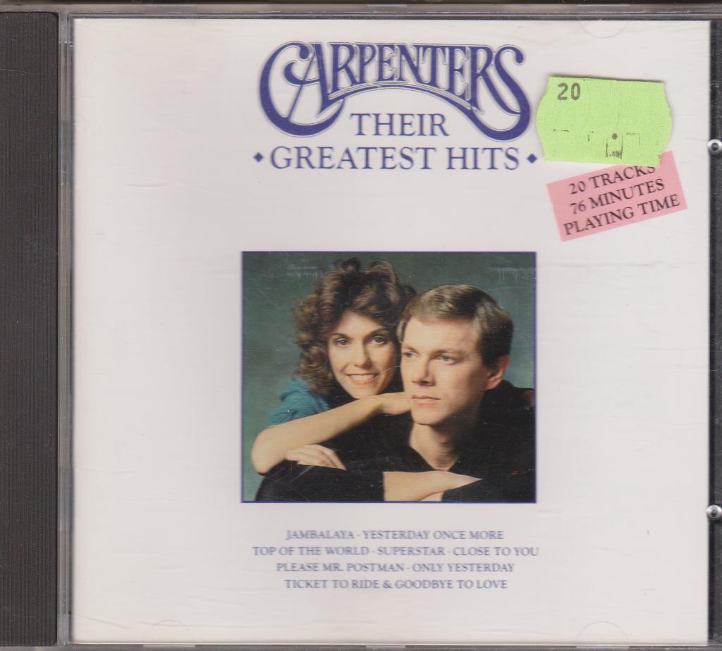 Carpenters - Their Greatest hits, Cd's en Dvd's, Cd's | Pop, Ophalen of Verzenden, 1960 - 1969, Gebruikt