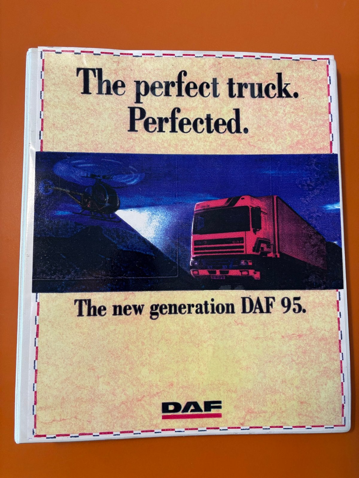 Introductie manual DAF 95 series, Boeken, Auto's | Boeken, Ophalen of Verzenden, Gelezen, Overige merken