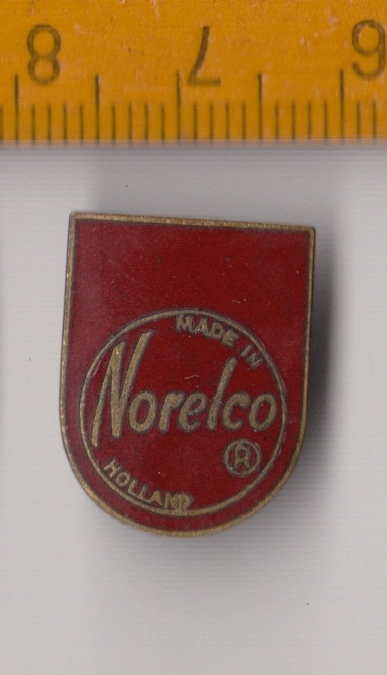 Norelco Philips Radio embleem schildje logo D, Ophalen of Verzenden