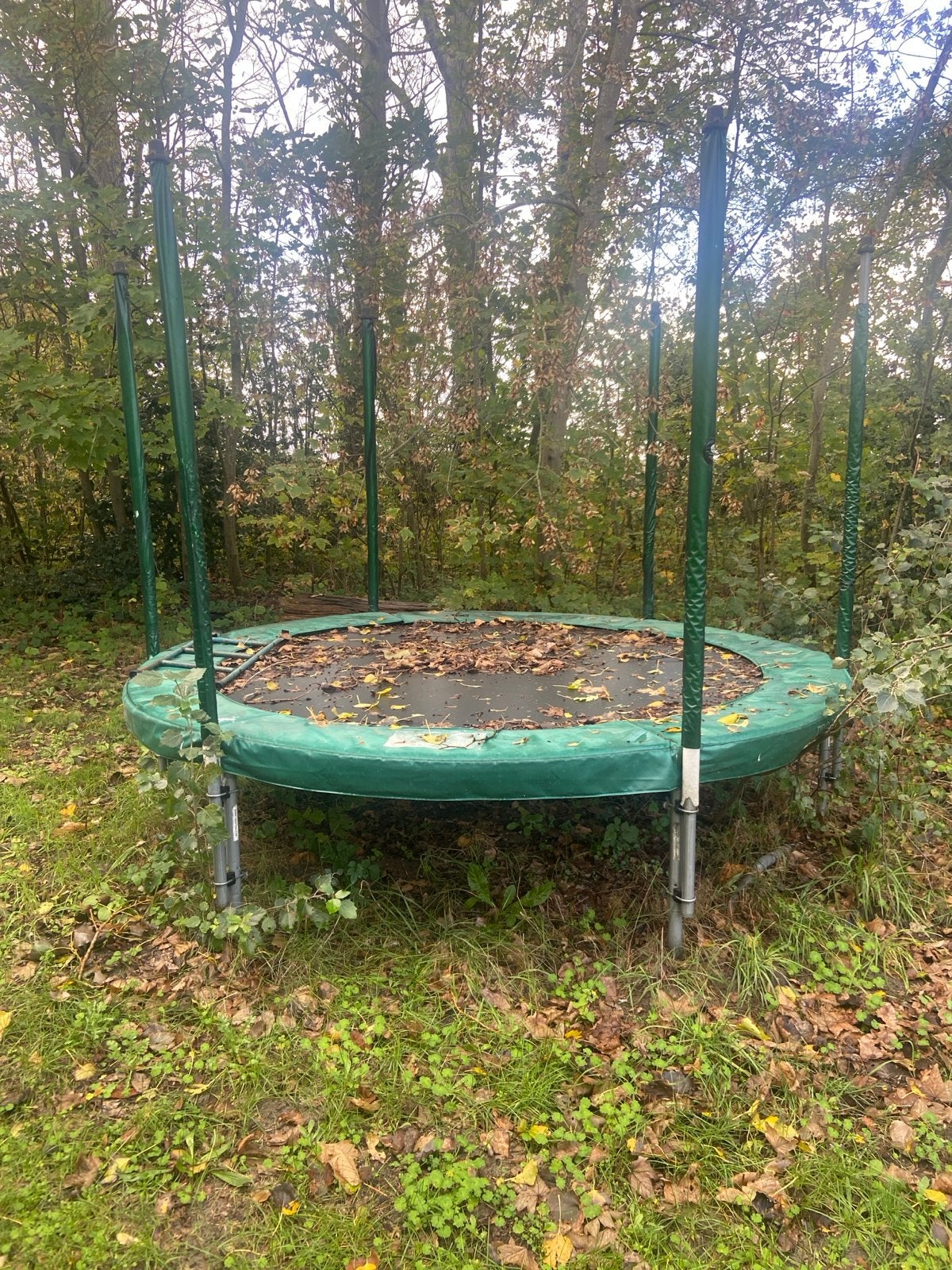 Trampoline met net 3 meter doorsnede, Ophalen, Gebruikt