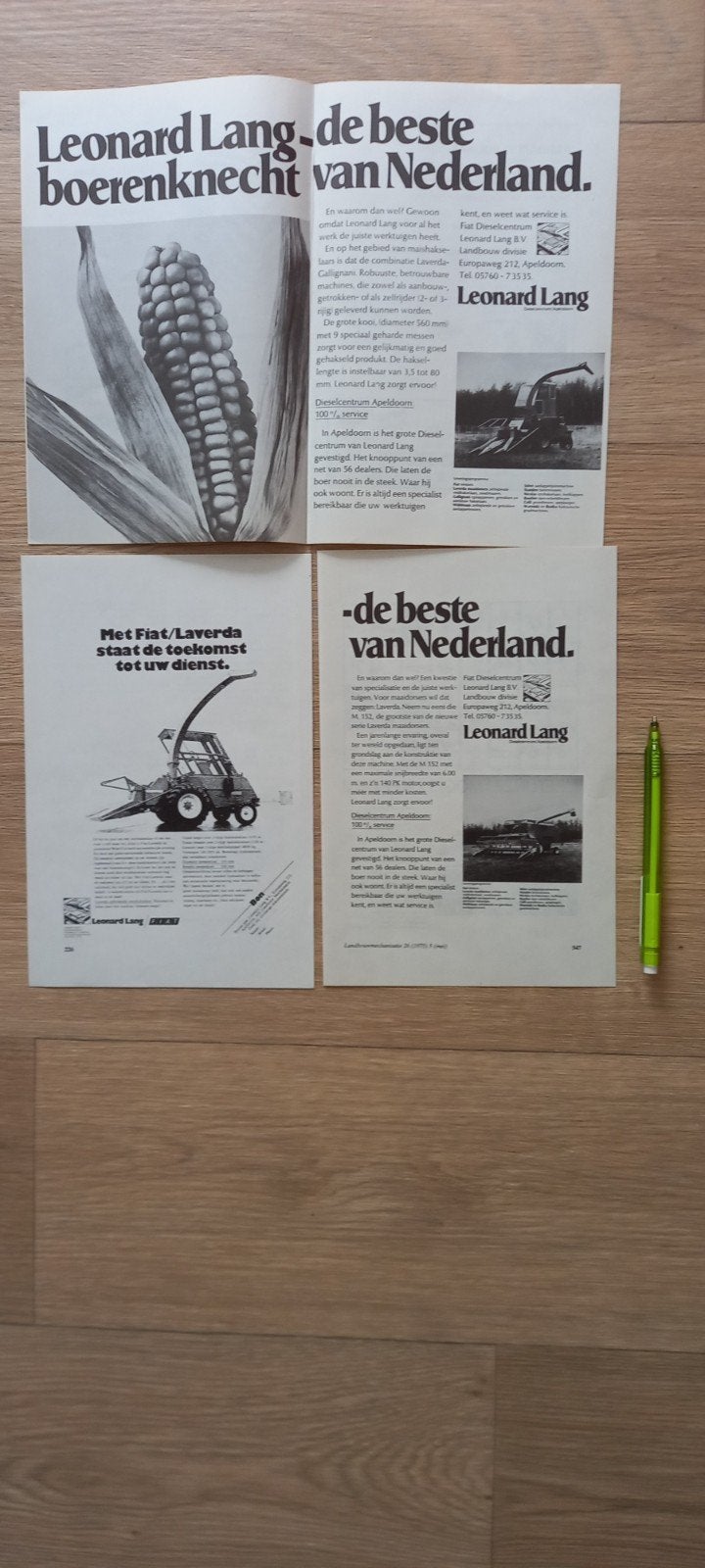 R: Fiat - Laverda advertenties., Ophalen of Verzenden, 1920 tot 1940, Knipsel(s)