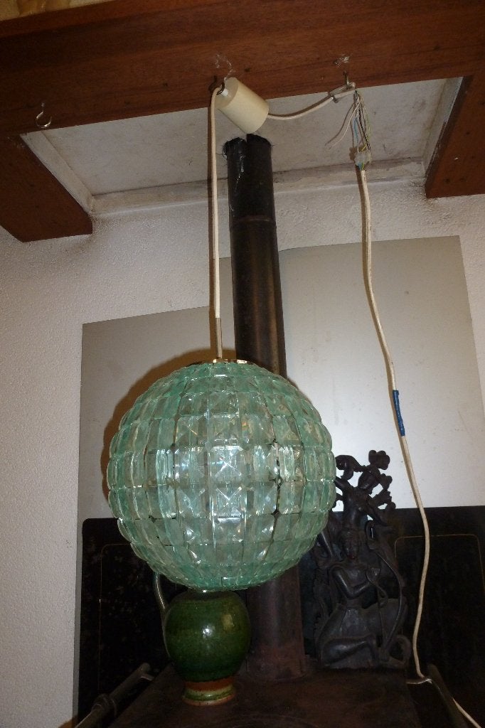 HANGLAMP,sixties,zeventies,SPACE AGE,UFO,MID-CENTURY,VINTAGE, Kunststof, Gebruikt, POP,SIXTIES,ZEVENTIES,SPACE AGE,UFO,MID-CENTURY