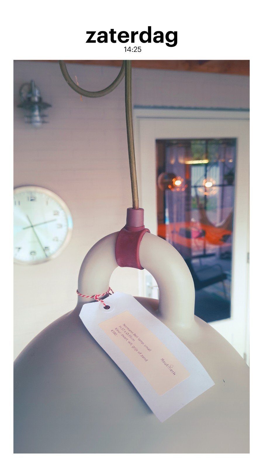 Normann Copenhagen Bell Lamp - 35 cm - Zo goed als nieuw, Ophalen of Verzenden, Zo goed als nieuw