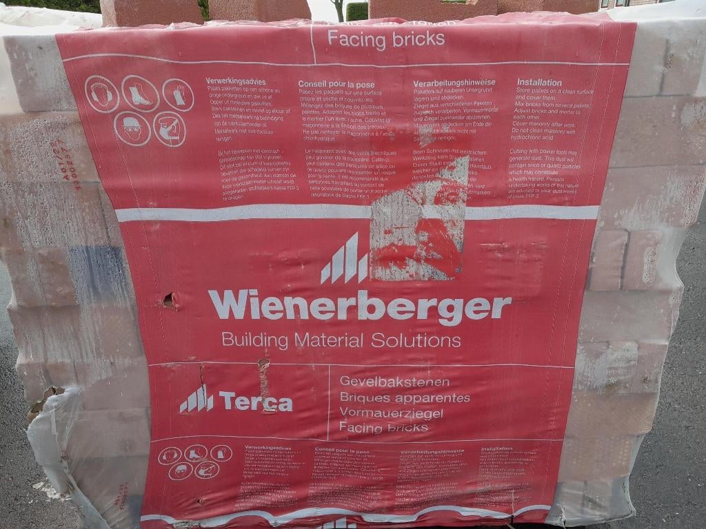 gevelsteen wienerberger terra, Doe-het-zelf en Verbouw, Ophalen, Nieuw, Bakstenen