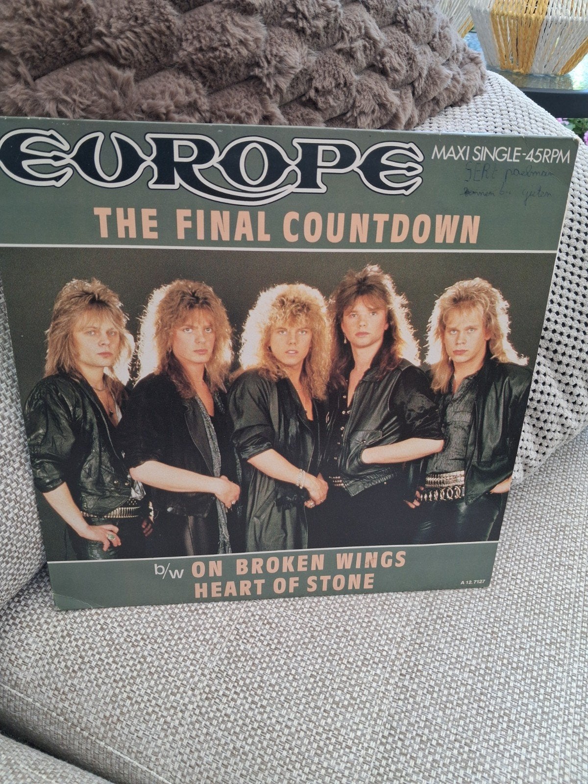Europe - The Final Countdown (Maxi-Single 45rpm), Gebruikt, Hard Rock, Ophalen of Verzenden, EP