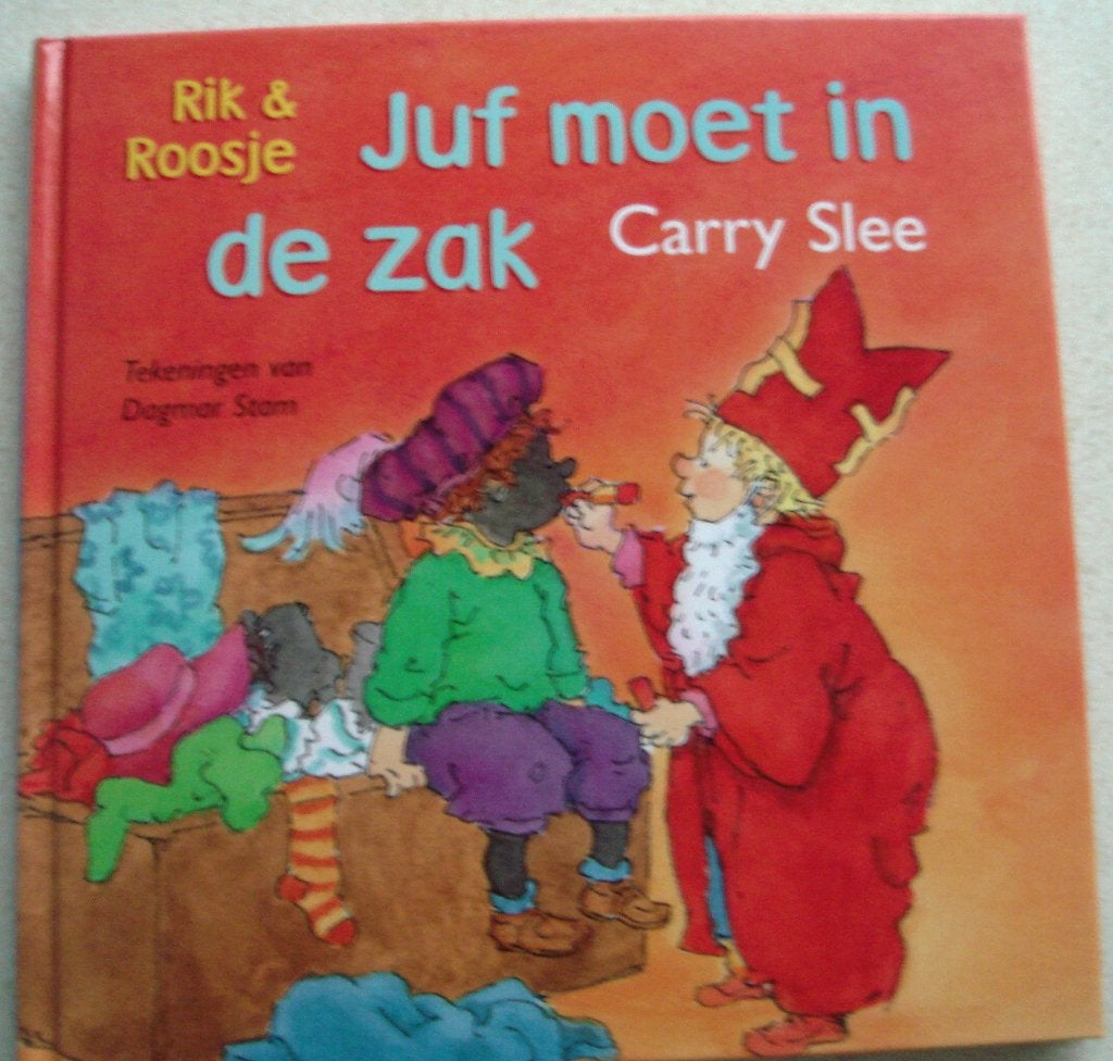 omkeerboek sinterklaas kerst Carry Slee + Dagmar Stam € 1,00, Ophalen of Verzenden, Gebruikt