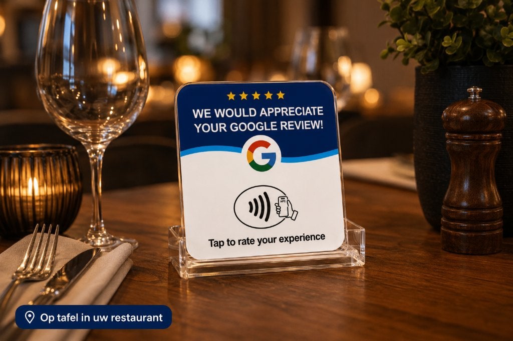 NFC Google Review Kaart | Geprogrammeerd met jouw link, Ophalen of Verzenden, Nieuw, Overige typen