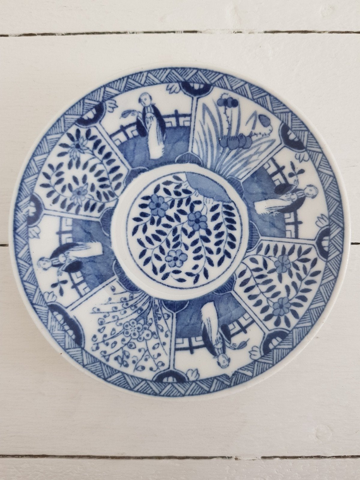 Klein bordje hollands blauw, Ophalen of Verzenden