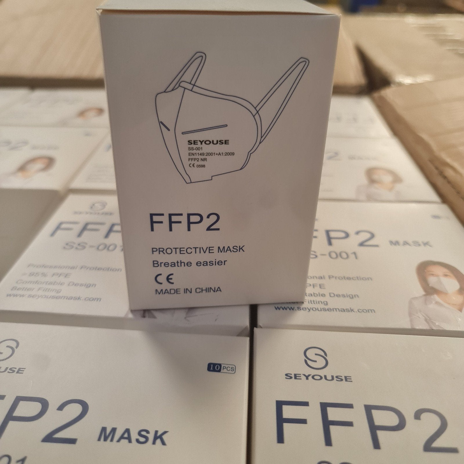 Stofkapjes.  FFP2.  800 stuks.  Zie omschrijving, Ophalen, Nieuw, Stofmaskers