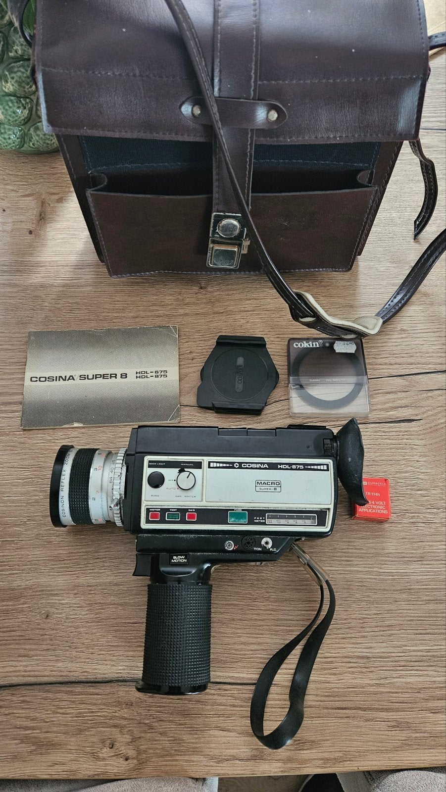 Cosina Super 8 Camera Compleet met Leren Opbergtas, Audio, Tv en Foto, Videocamera's Analoog, Ophalen of Verzenden, 8mm, Camera