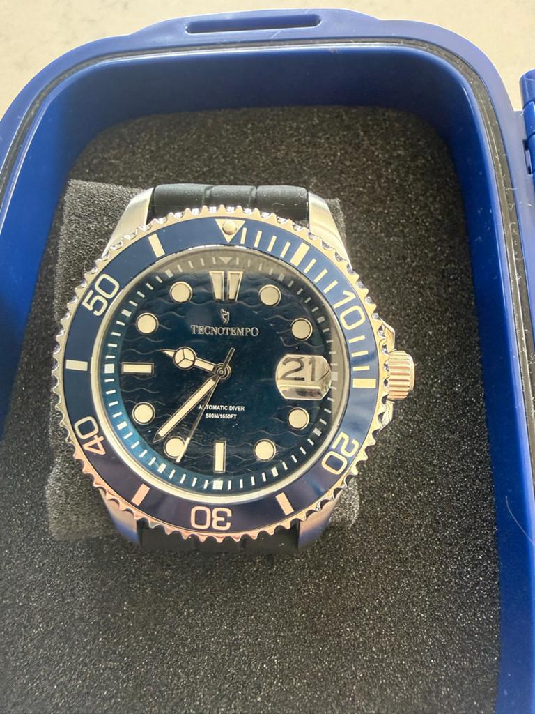 Tecnotempo Automatic Diver 300M/1000FT Horloge, Overige merken, Staal, Polshorloge, Nieuw