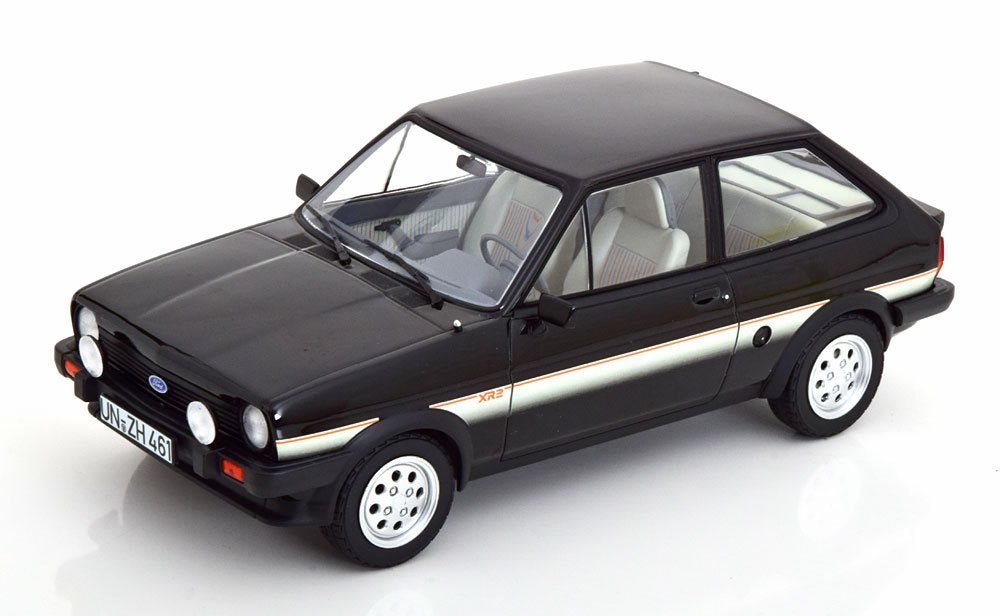 Ford Fiesta MKI XR2 1981 Zwart 1-18 Norev, Auto, Norev, Ophalen of Verzenden, Norev