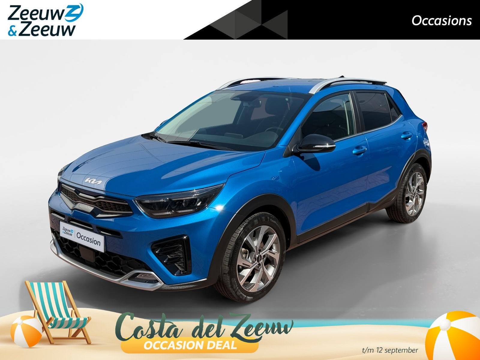 Kia Stonic 1.0 T-GDi MHEV GT-Line | Zeer nette auto | Stoel, Auto's, Kia, 12 maanden, Gebruikt, Euro 6, Blauw