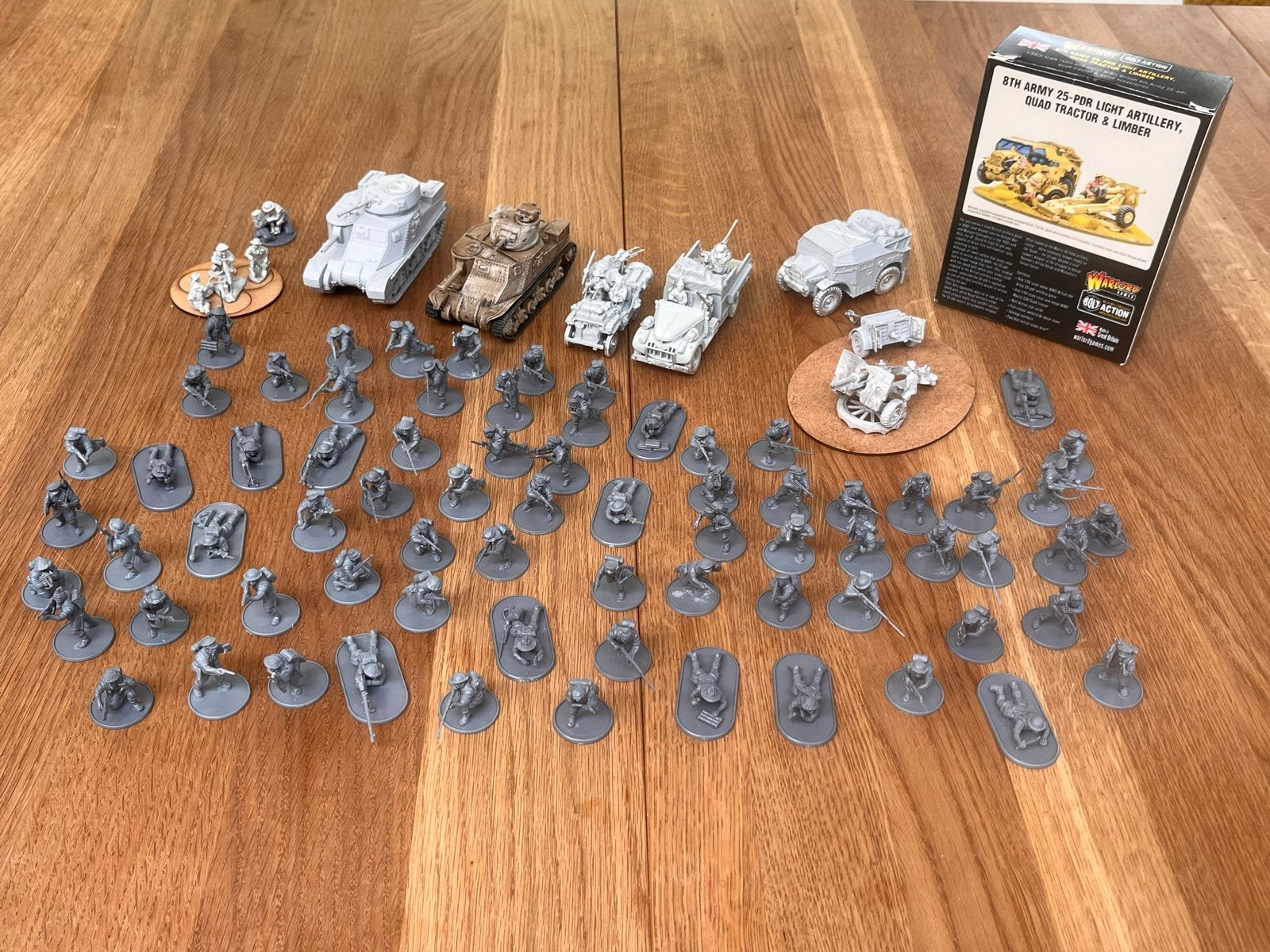 Bolt Action British Deserts rats army, Figuurtje(s), Ophalen of Verzenden, Zo goed als nieuw, Historisch