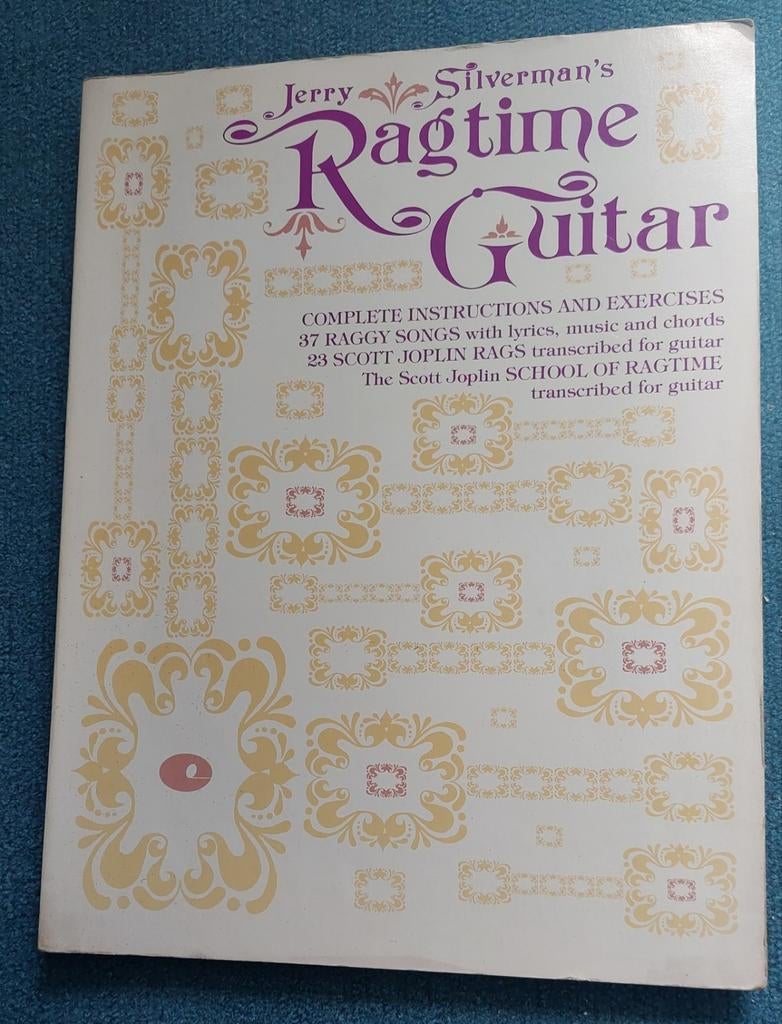 Jerry Silverman's Ragtime Guitar, Ophalen of Verzenden, Les of Cursus, Gitaar