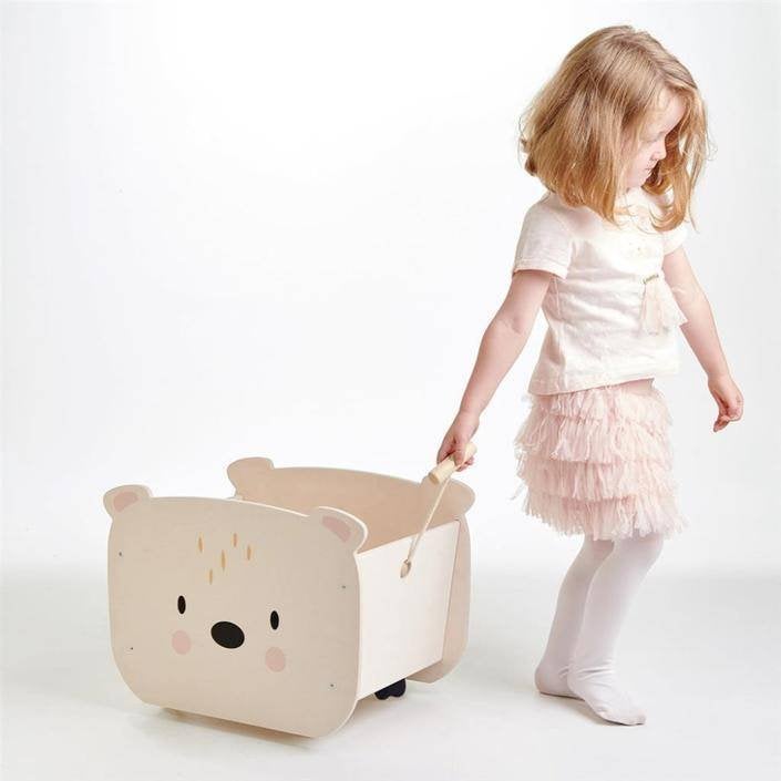 Trekkar Opbergbank Opberger Beer Forest Tender Leaf toy, Kinderen en Baby's, Dam B.V., Info@dam.be, Nieuw, Ophalen of Verzenden