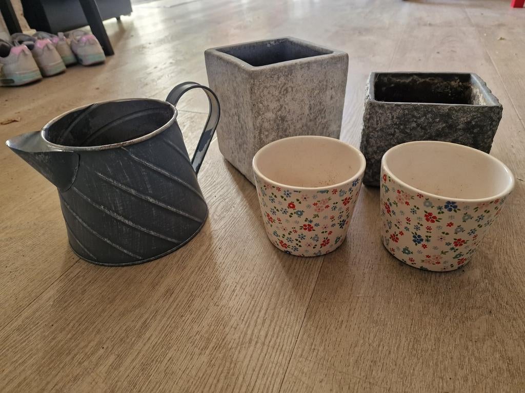 Diverse plantenpotjes, Ophalen, Rond, Aardewerk, Minder dan 40 cm