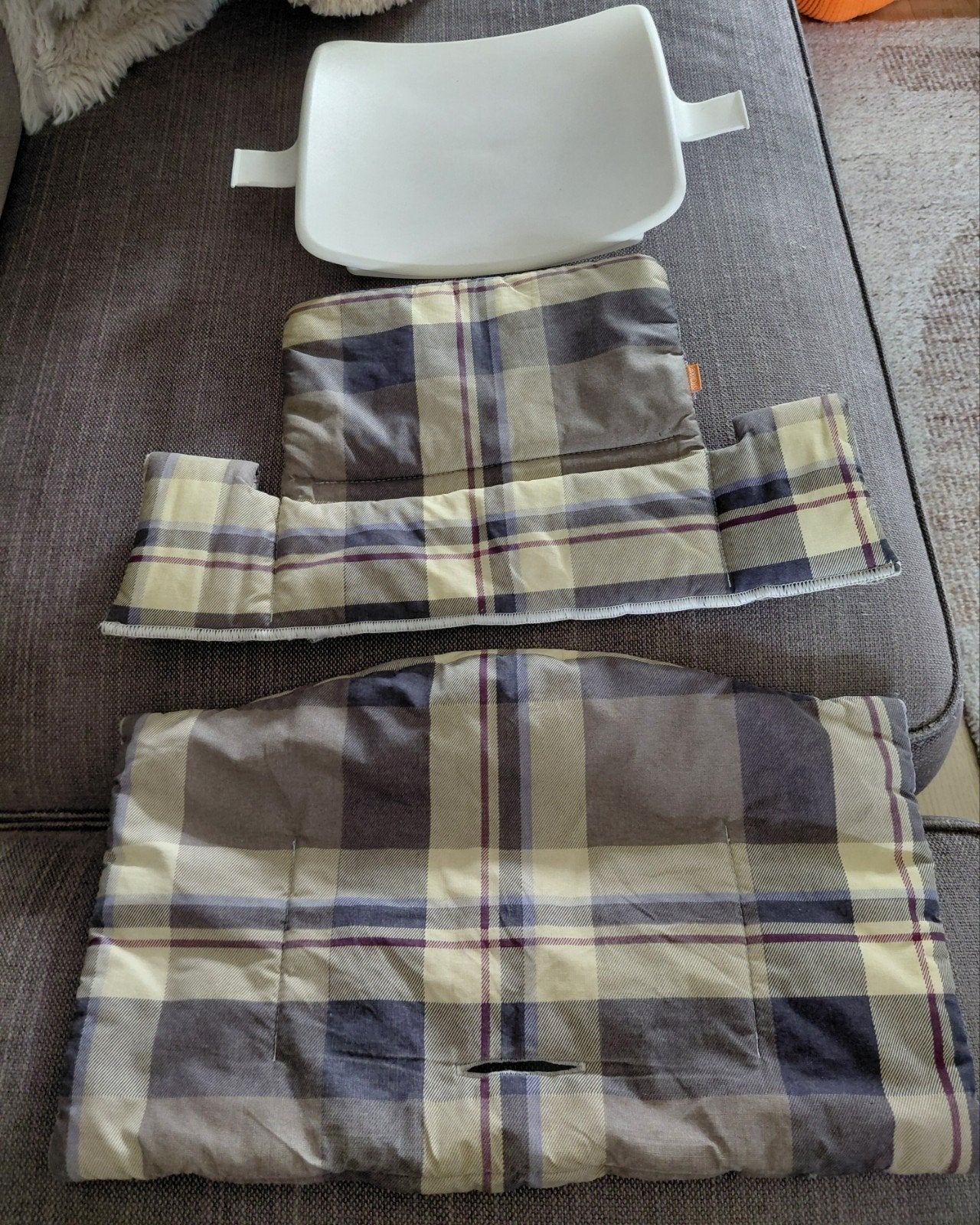 Stokke kinderstoel dekje en rugleuning, Verzenden, Meegroeistoel