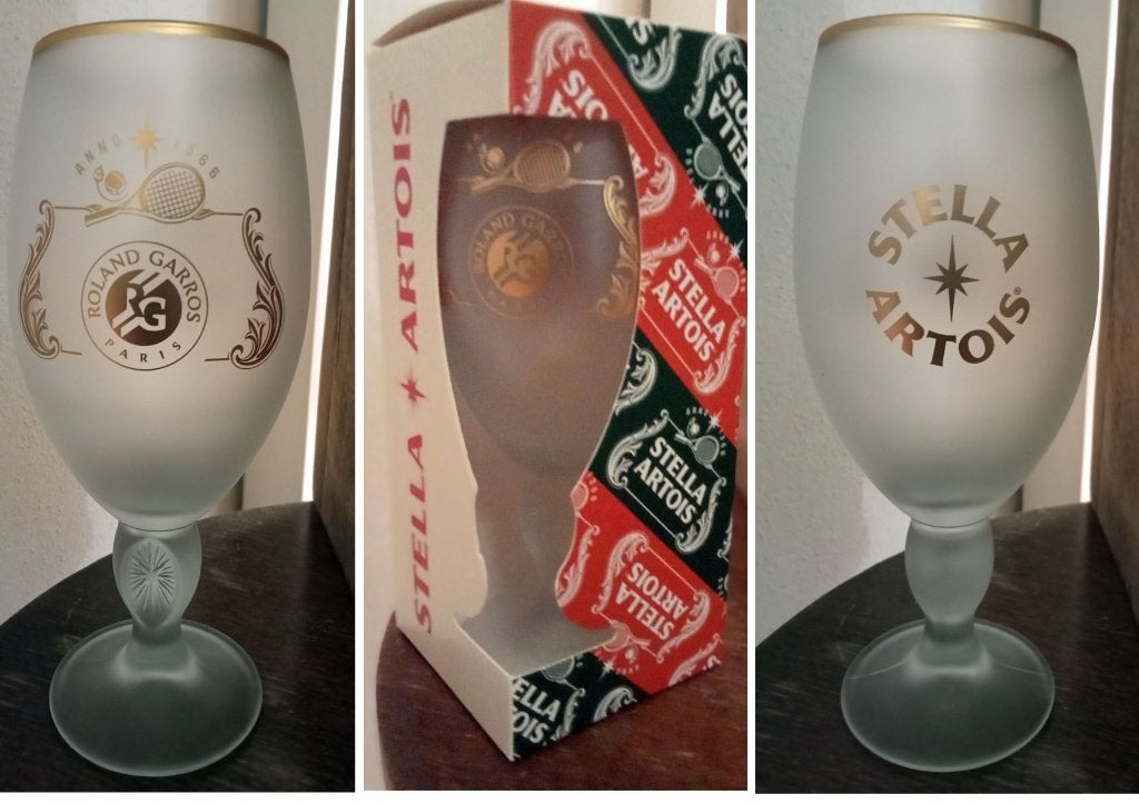 Nieuw Stella Artois Roland Garros Bierglas, Ophalen of Verzenden, Nieuw, Glas of Glazen, Overige merken