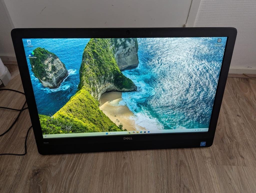 Dell 5470 24" All-in-one pc Intel J4105 16gb ram 128gb SSD, 2 tot 3 Ghz, Met monitor, Ophalen of Verzenden, Zo goed als nieuw