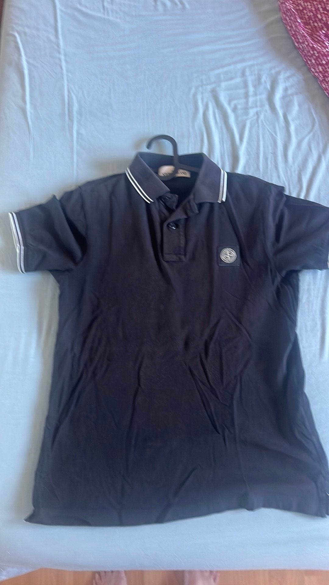 Stone Island polo zwart S, Kleding | Heren, Polo's, Ophalen of Verzenden, Gedragen, Maat 46 (S) of kleiner, Zwart