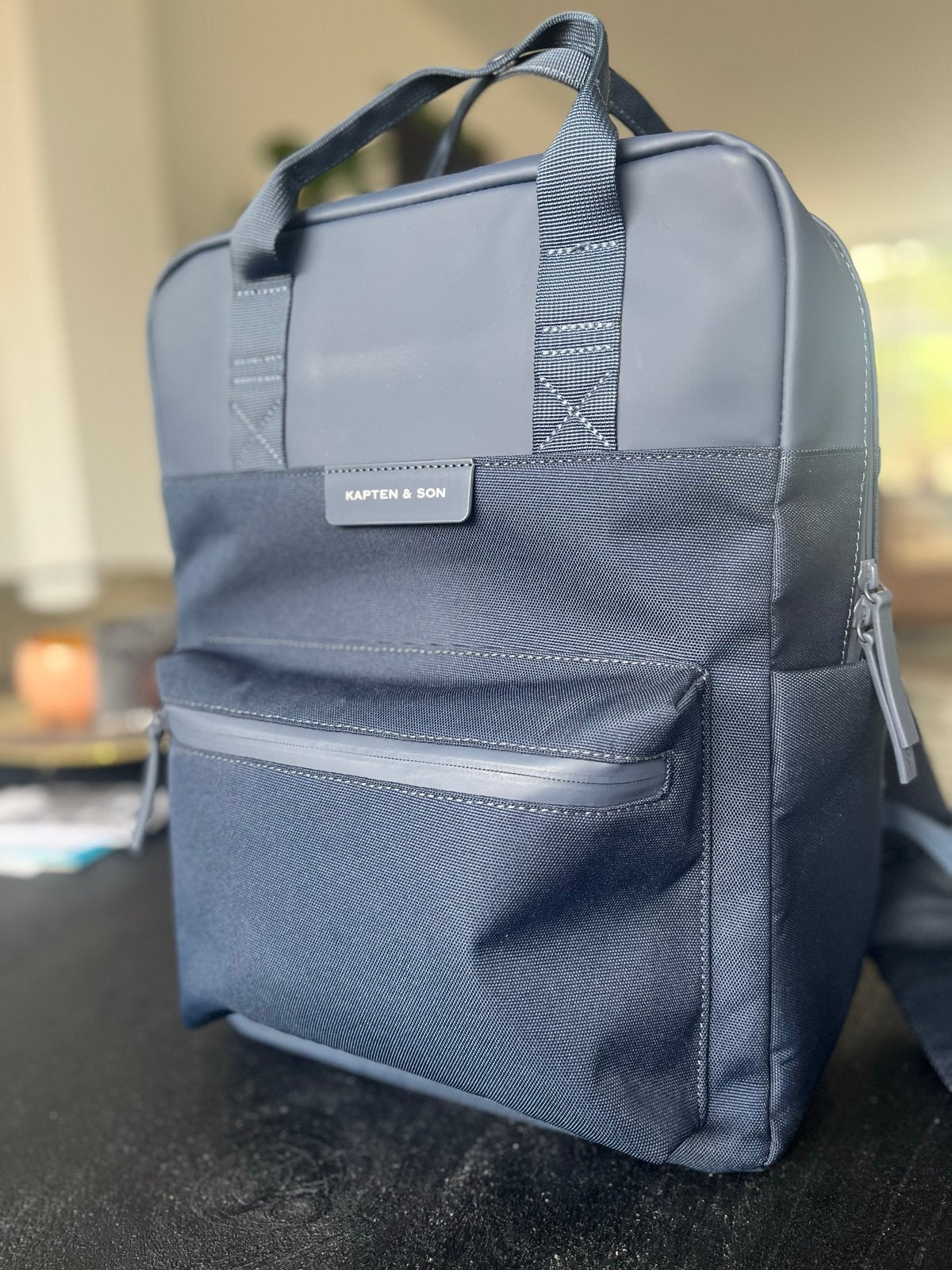 Nieuwe lederen Kapten & Son rugzak, nieuwprijs 120 euro, Overige merken, 25 tot 40 cm, Nieuw, Ophalen of Verzenden