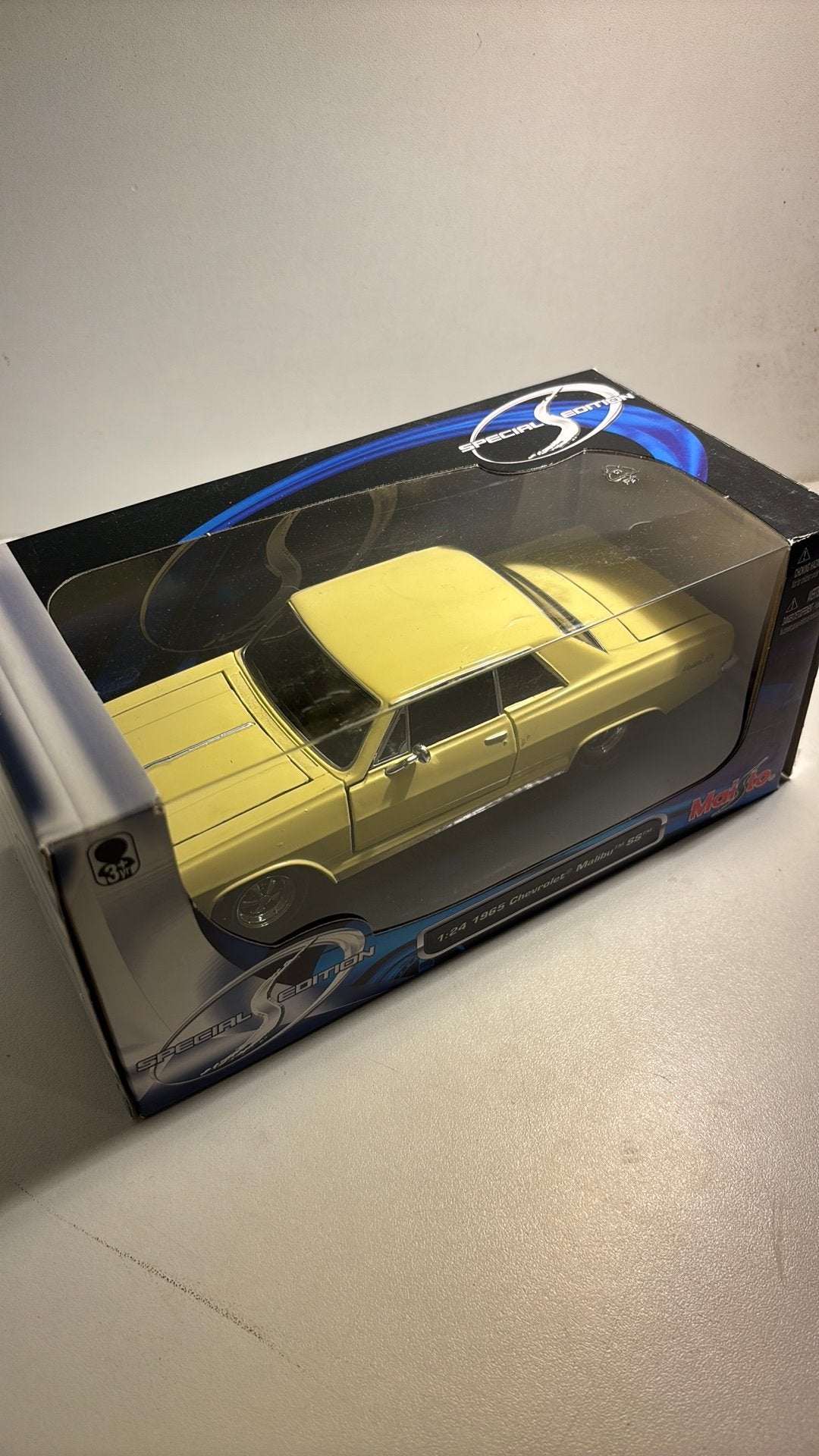 Chevrolet malibu ss 1965 maisto 1.24, Maisto, Ophalen of Verzenden, A, A