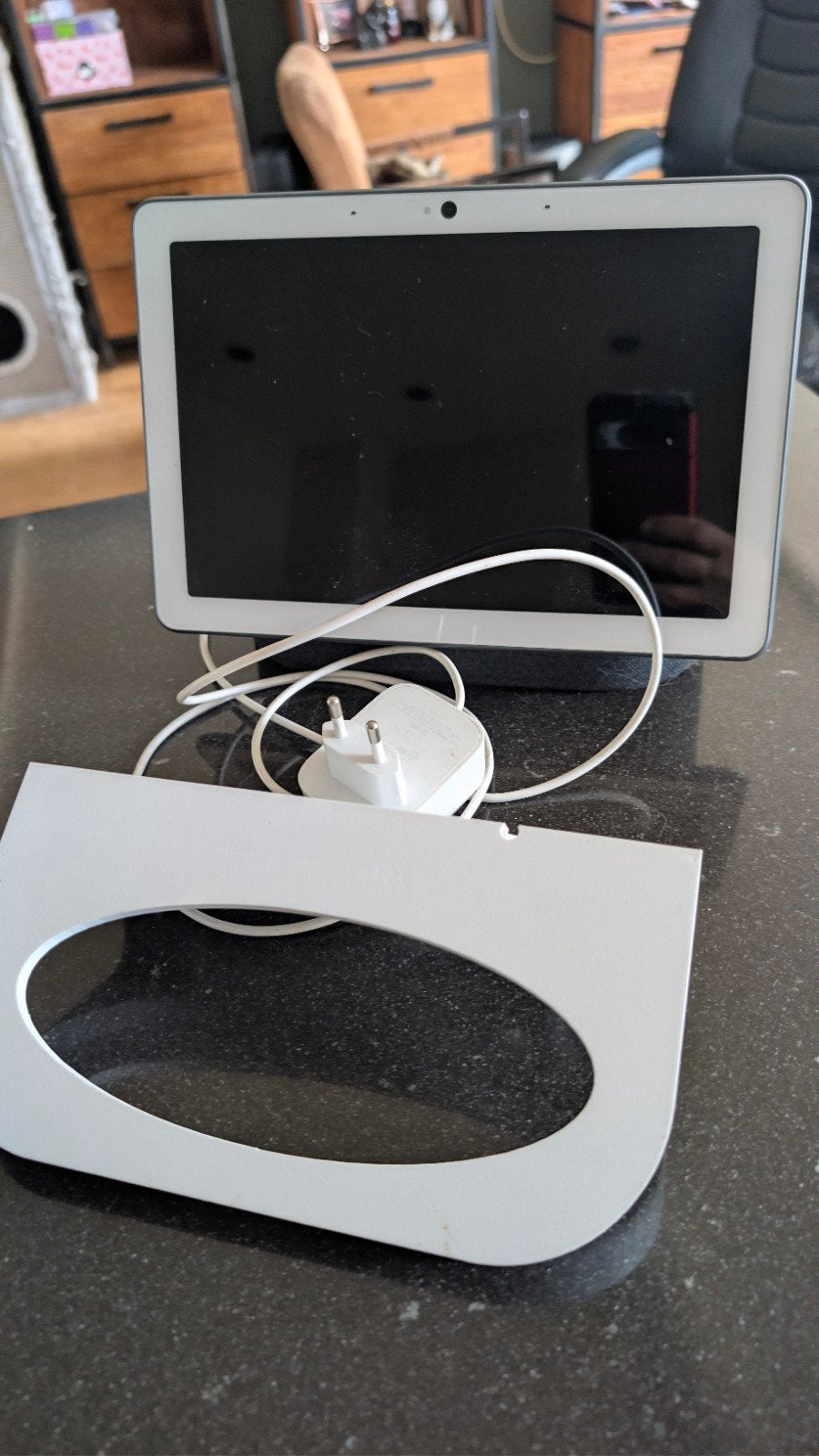 Google Nest Hub 2e generatie met standaard, Computers en Software, Windows Tablets, Zo goed als nieuw, Wi-Fi, 7 inch of minder
