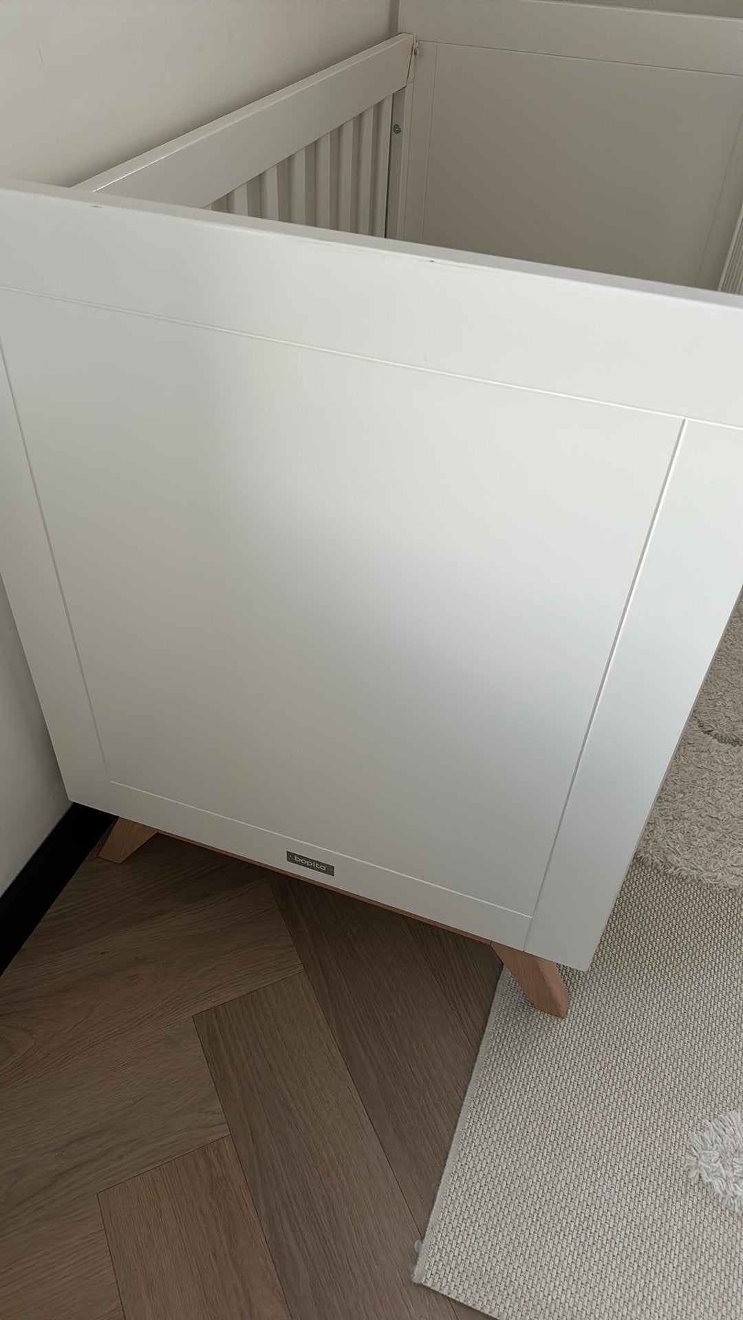 Bopita baby bed 60x120, Ophalen, Zo goed als nieuw, Minder dan 140 cm, Minder dan 70 cm