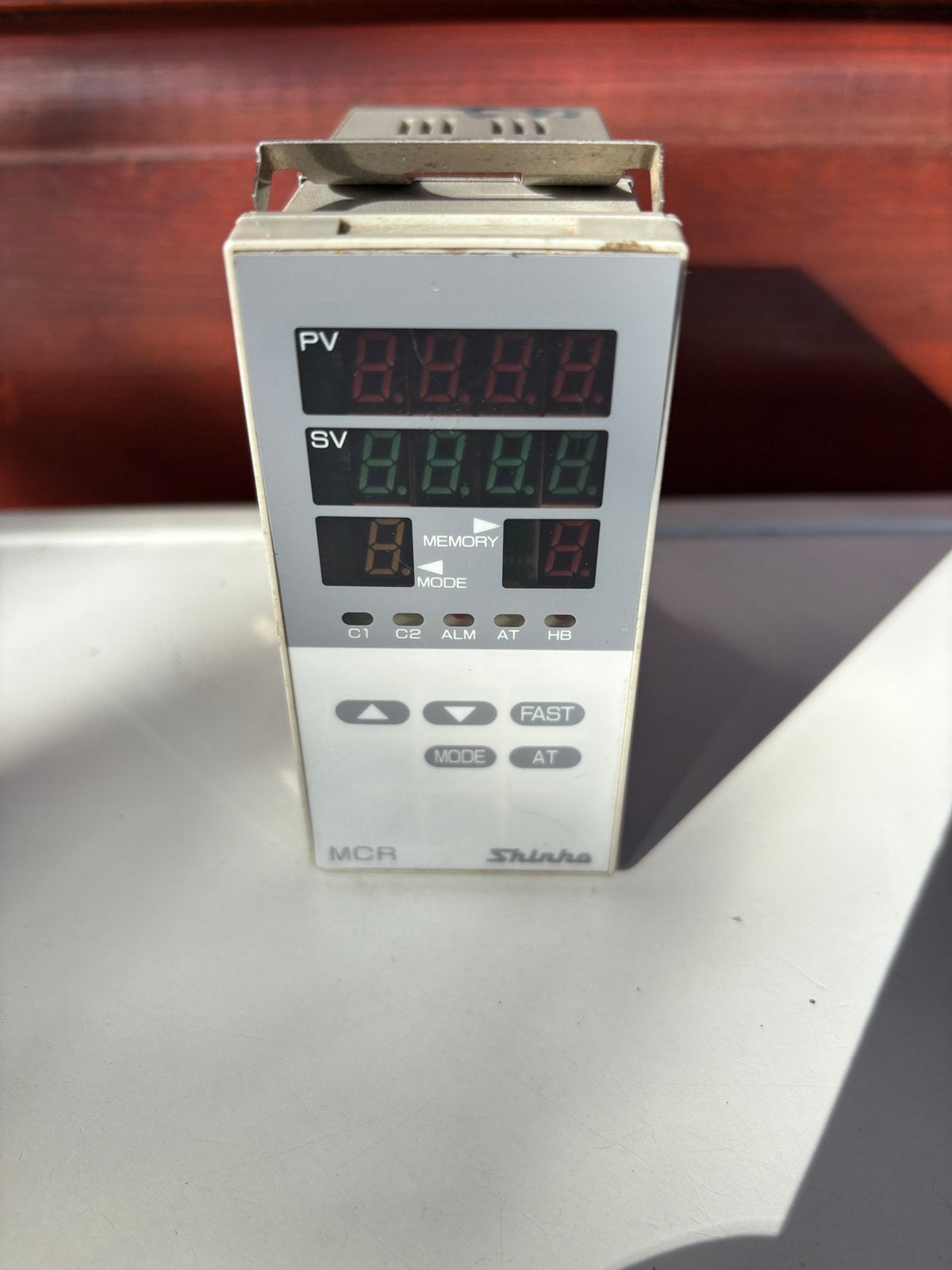 Shinko MCR 132 R/V temperatuur regelaar 110 en 220v ac, Ophalen of Verzenden, Gebruikt