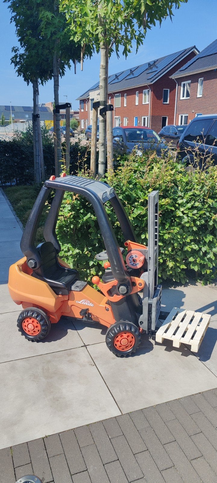 Linde heftruck trapauto, Ophalen, Gebruikt, Trapvoertuig