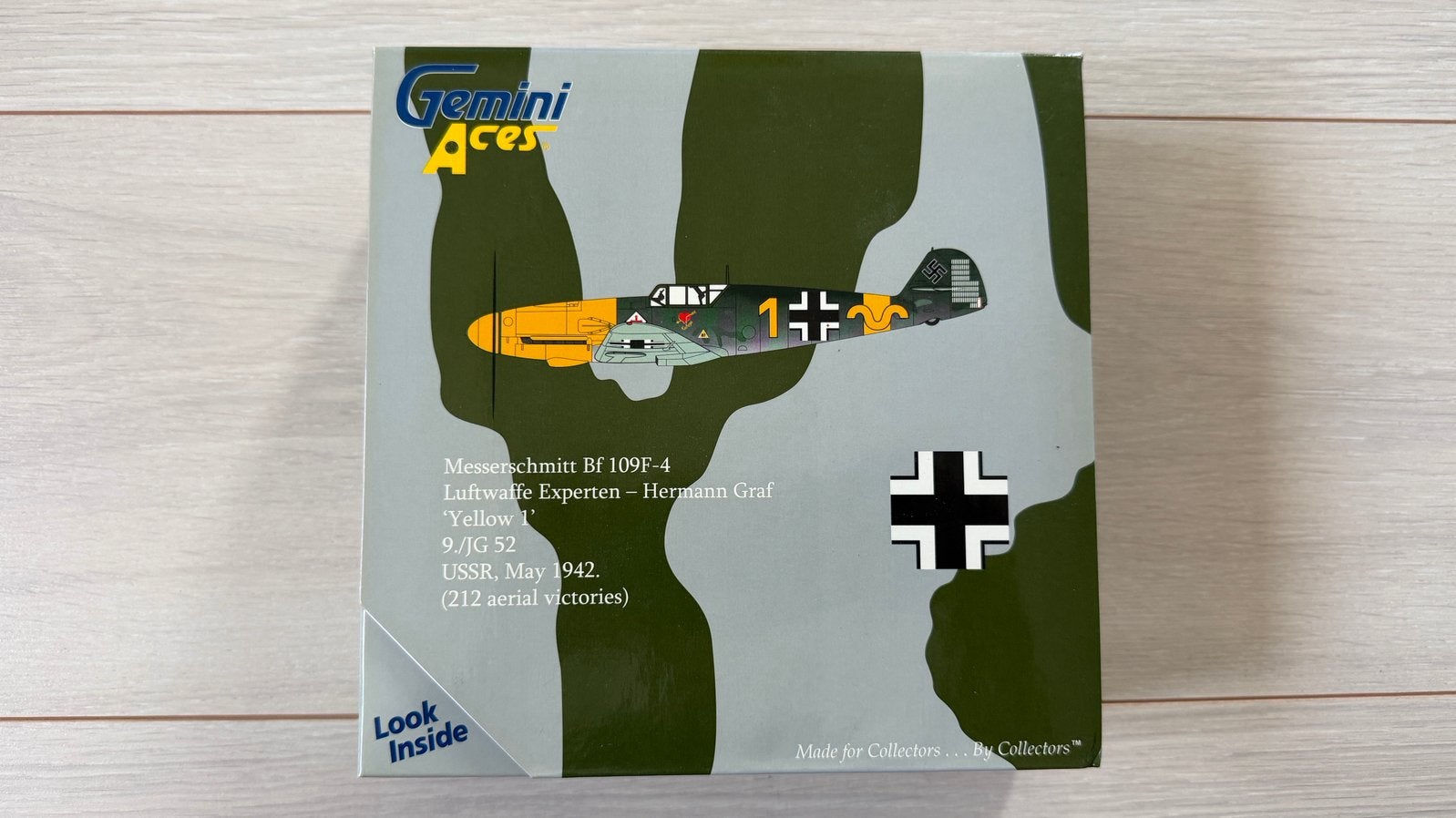 Gemini Aces GALFT3005 - Messerschmitt Bf109F4 Yellow 1, Verzamelen, Ophalen of Verzenden, Zo goed als nieuw, Schaalmodel