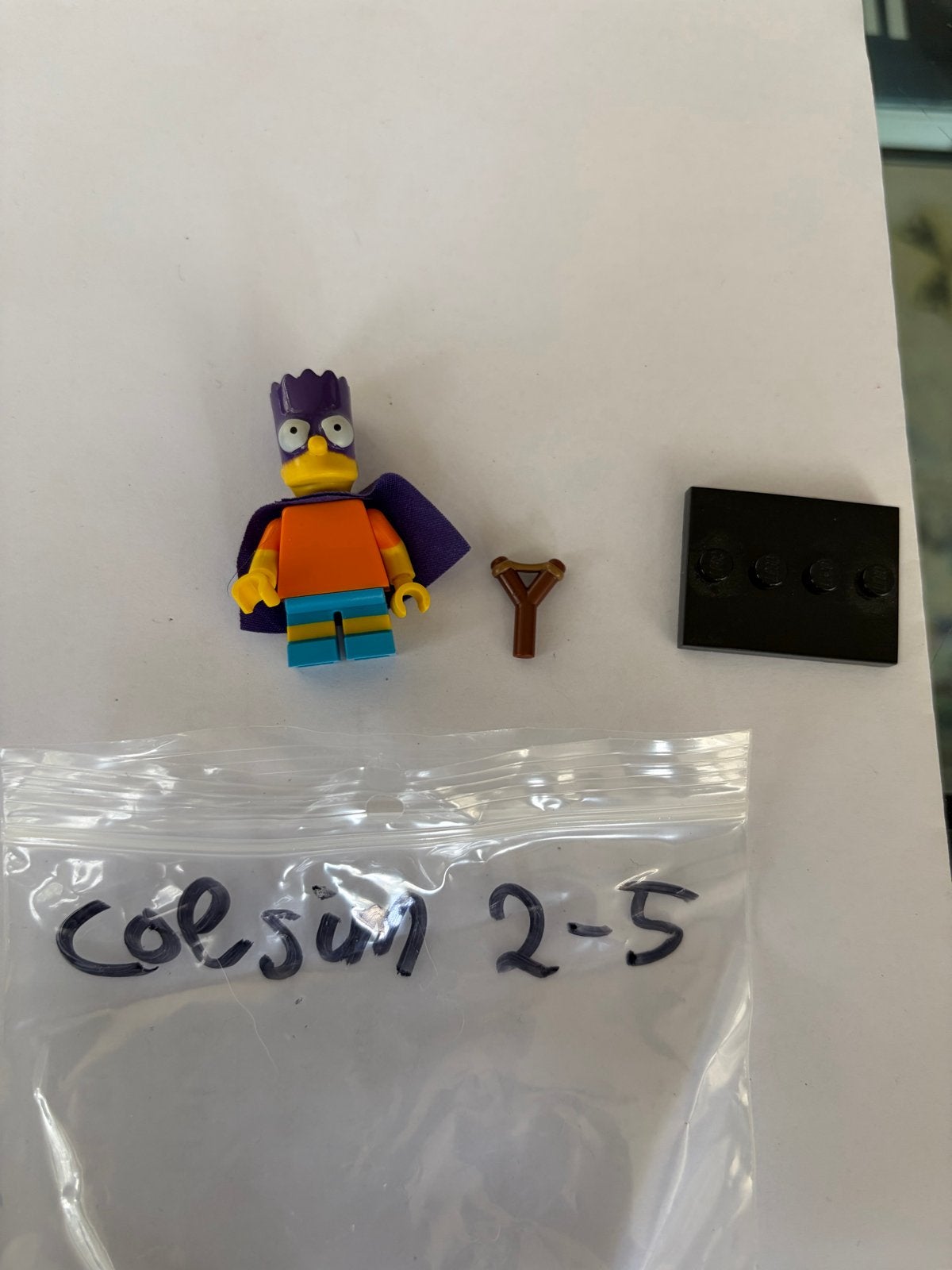 LEGO Minifiguur The Simpsons Bartman (colsim 2-5), Ophalen of Verzenden, Zo goed als nieuw, Lego