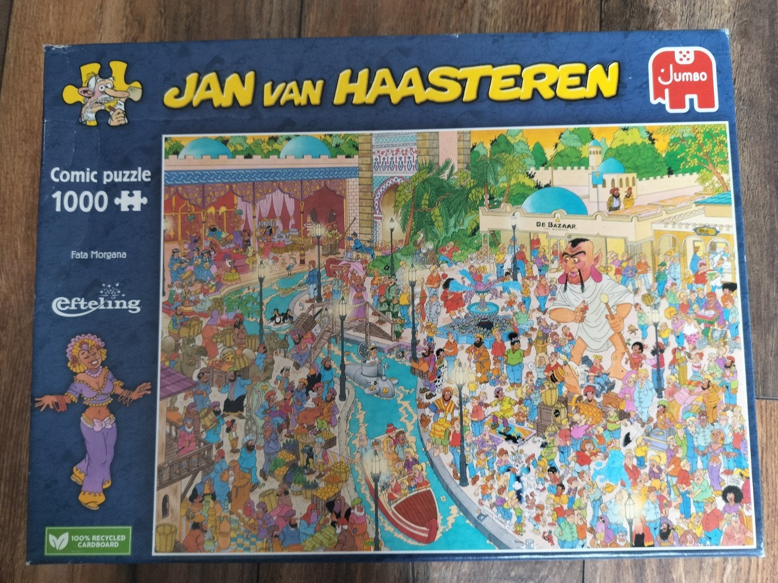 Jan van Haasteren. Efteling, fata morgana, Ophalen, 500 t/m 1500 stukjes, Zo goed als nieuw