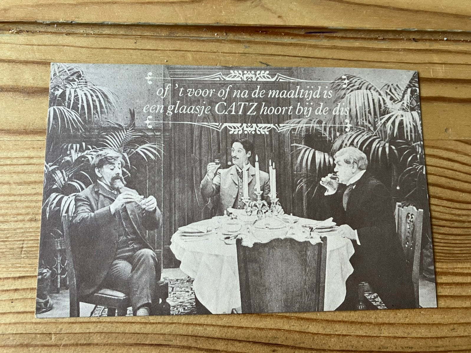 Ansichtkaart Catz elixer reclamekaart, Ophalen of Verzenden