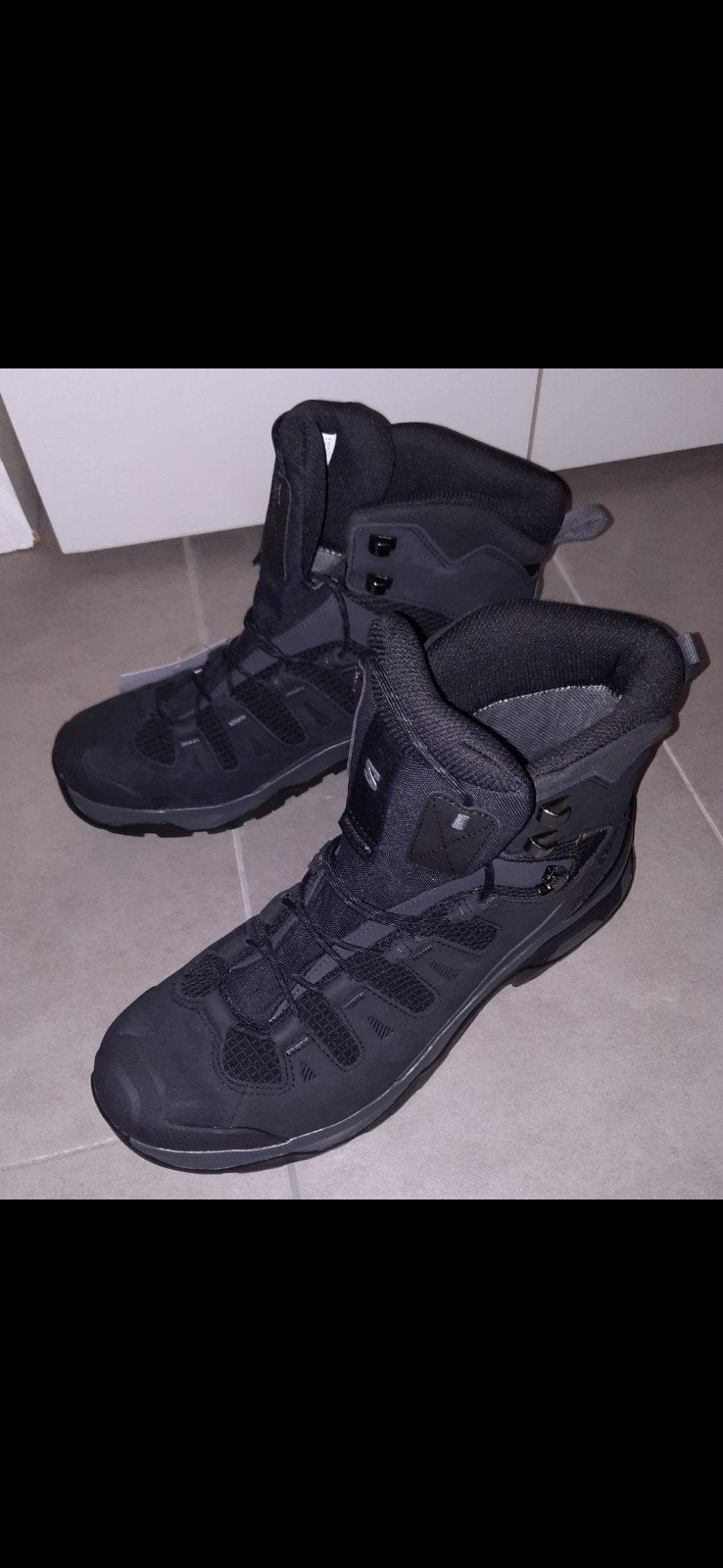 Salomon, Ophalen, Nieuw, Zwart, Wandelschoenen of Bergschoenen