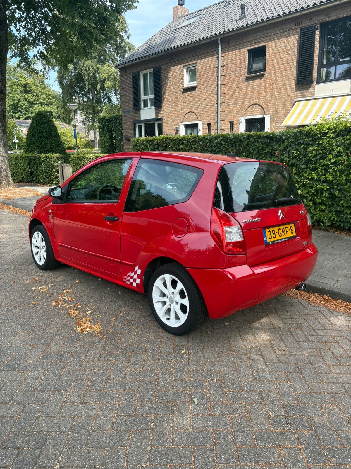Citroën C2 1.4 I 2008 Rood | Sportieve uitstraling, Voorwielaandrijving, 4 cilinders, 965 kg, Origineel Nederlands