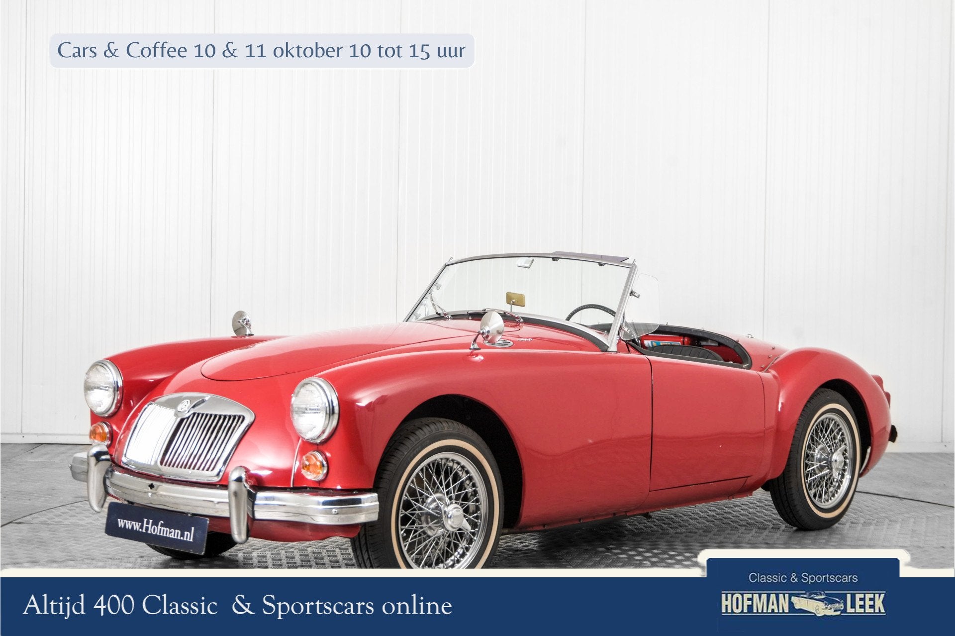 MG A 1600 (bj 1961), Auto's, Gebruikt, Cabriolet, Bedrijf, Handgeschakeld