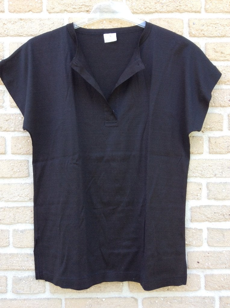 TOP / SHIRT van BLEYLE 100%KATOEN ZWART 38 NIEUW, Kleding | Dames, Maat 38/40 (M), Verzenden, Zwart, Nieuw