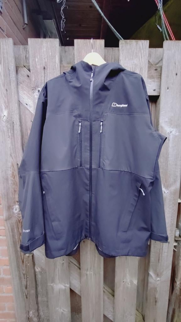 Berghaus GORE-TEX hardshell regenjas zwart XXL, Ophalen of Verzenden, Nieuw, Kleding