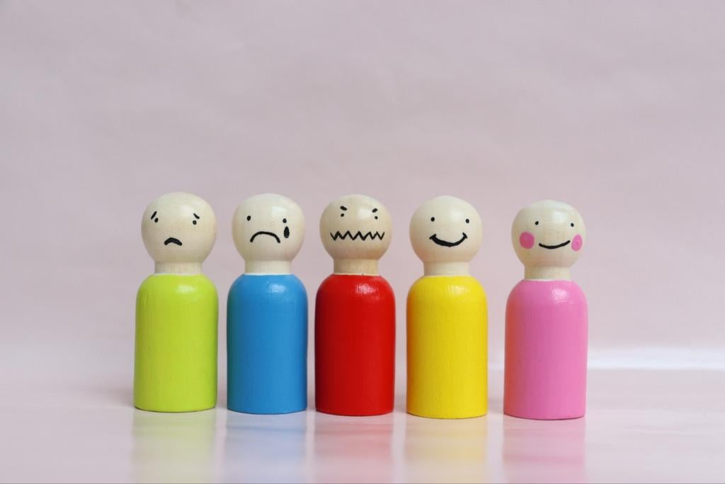 Emotie peg dolls houten poppetjes seizoenstafel leren, Ophalen of Verzenden