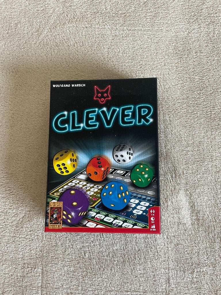 Spel Clever, Hobby en Vrije tijd, Gezelschapsspellen | Bordspellen, Drie of vier spelers, Ophalen, Nieuw, 999 Games