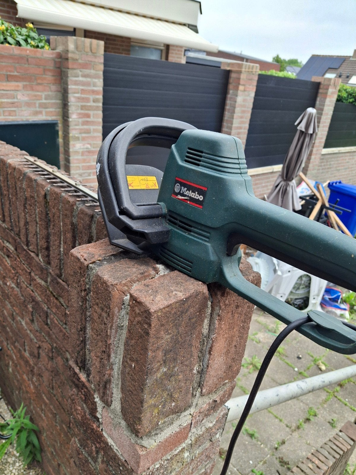 Goede heggeschaar metabo, Tuin en Terras, Ophalen, Gebruikt, Elektrisch