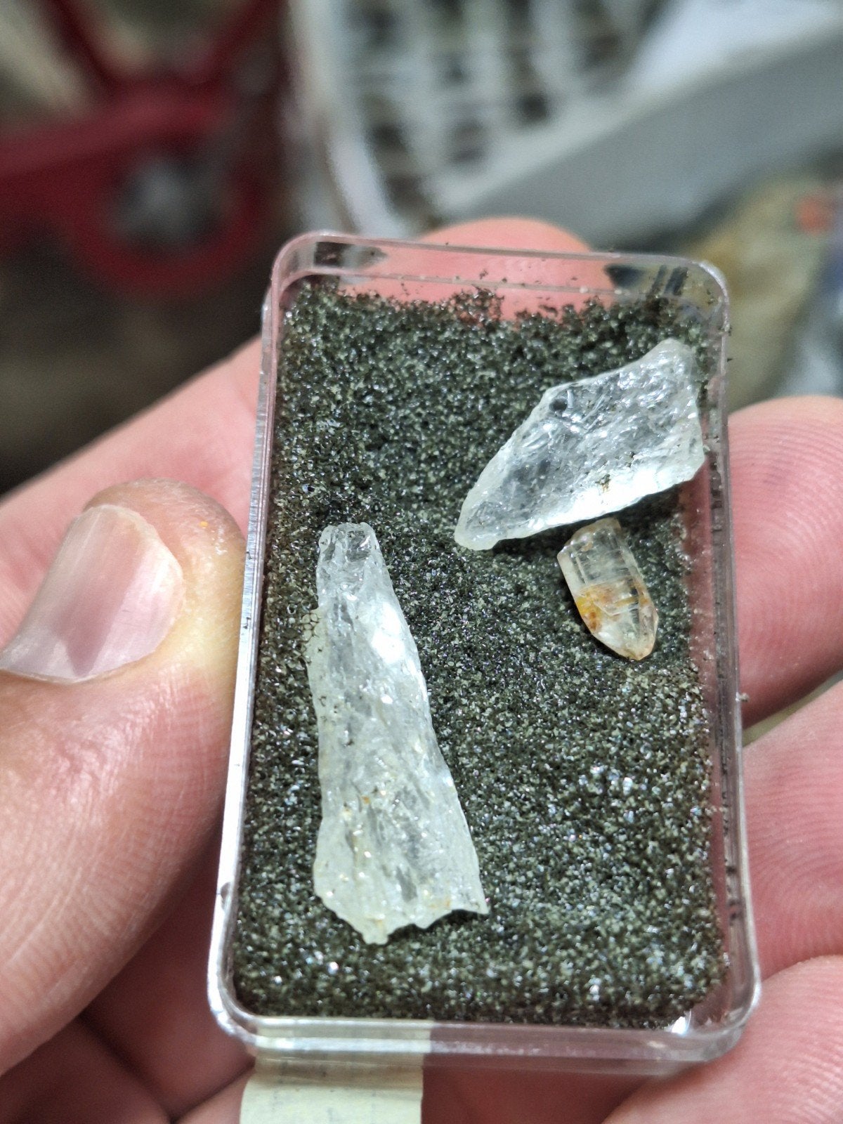 3x TOPAAS, NAMIBIË, Ophalen of Verzenden, Mineraal