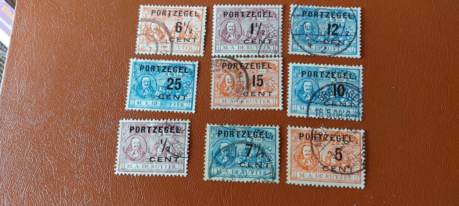 Nederland portzegels, Ophalen of Verzenden, T/m 1940, Gestempeld