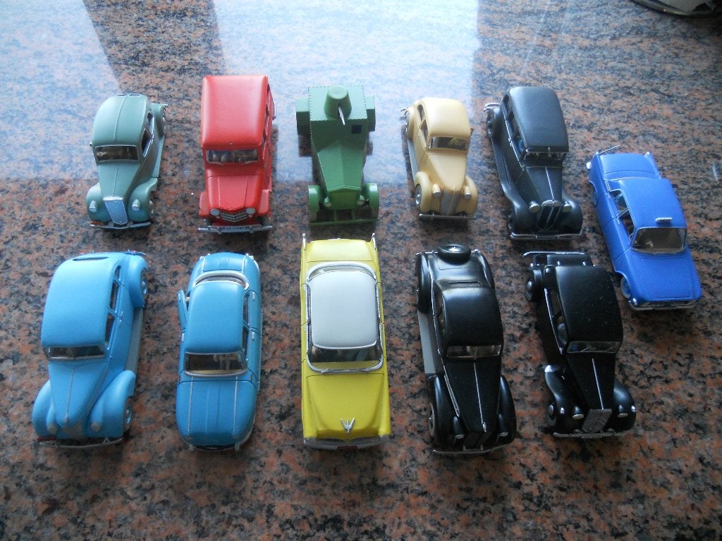 Auto's uit de serie Kuifje (Tintin) van Hergé., Ophalen of Verzenden, Zo goed als nieuw, Auto, Overige merken